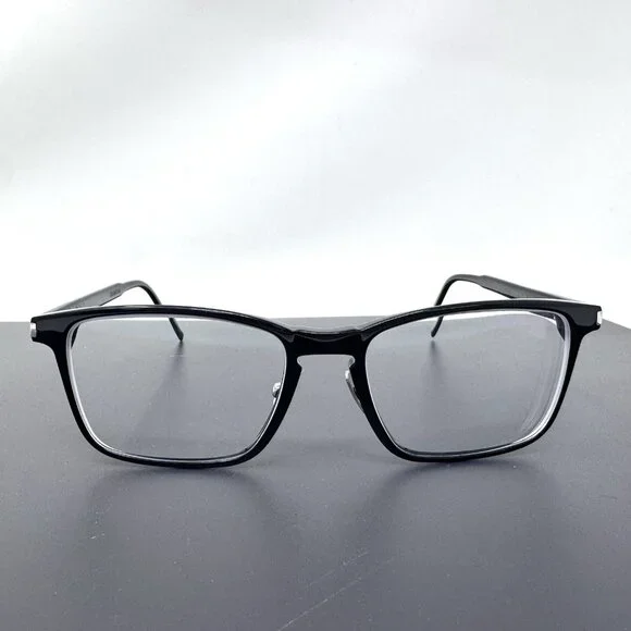 Saint Laurent SL 187 SLIM Eyeglasses 001 Black 53mm 53 [] 18 150